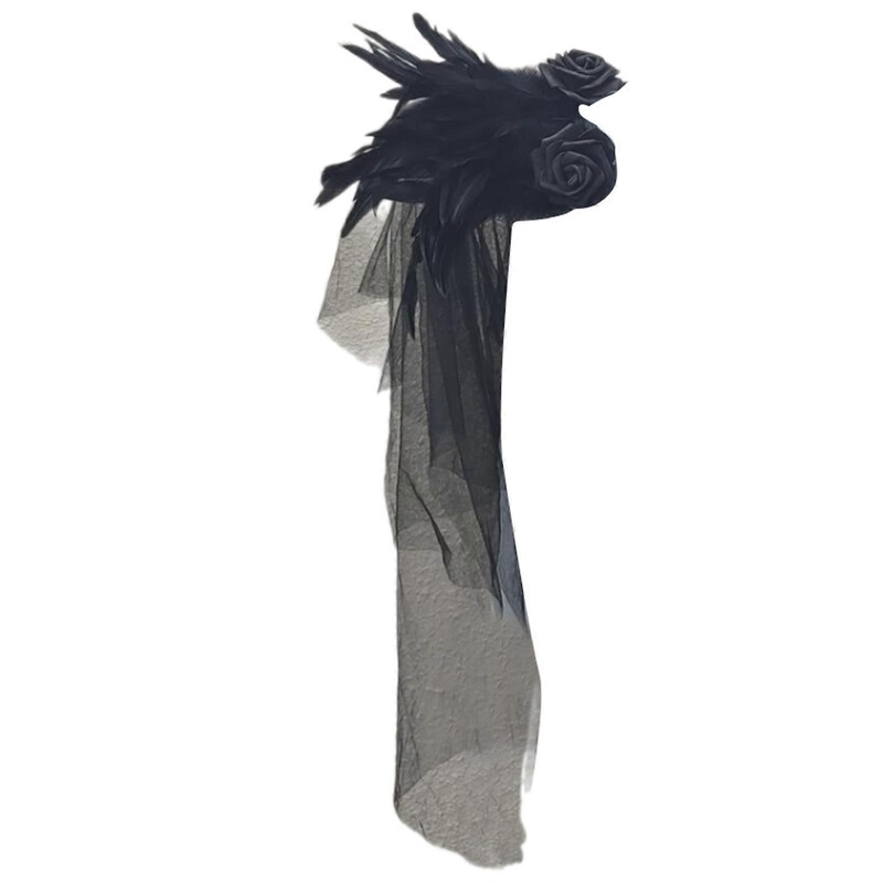 Elegant Shoulder Covers Bride Dress Accessory for Women Black Tulle Detachable Bridal Wedding Dress Accessories | Fruugo SG