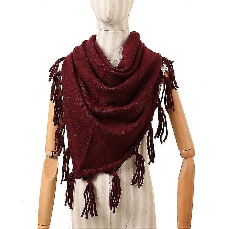 Fashionable ladies warm triangle scarf | Fruugo SG