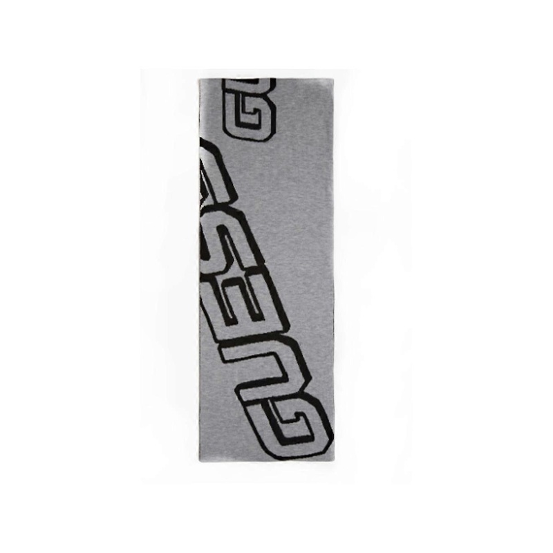 Guess All over Jacquard Logo Scarf Men Grey | Fruugo SG