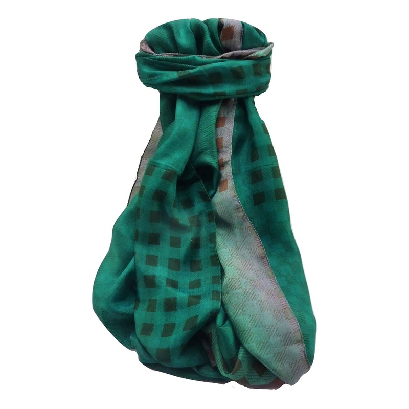 Mulberry Silk Contemporary Square Scarf Geometric G142 by Pashmina & Silk | Fruugo SG