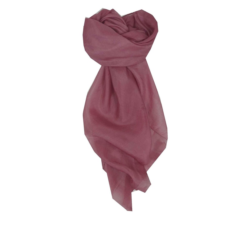 Mulberry Silk Hand Dyed Square Scarf Rose from Pashmina & Silk | Fruugo SG