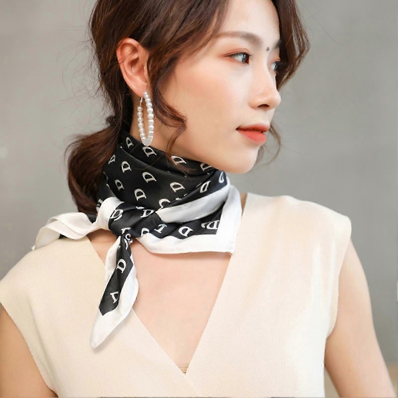 Women’s Silk Scarf Multipurpose Thin Neckerchief Stylish All-matche Headband | Fruugo SG
