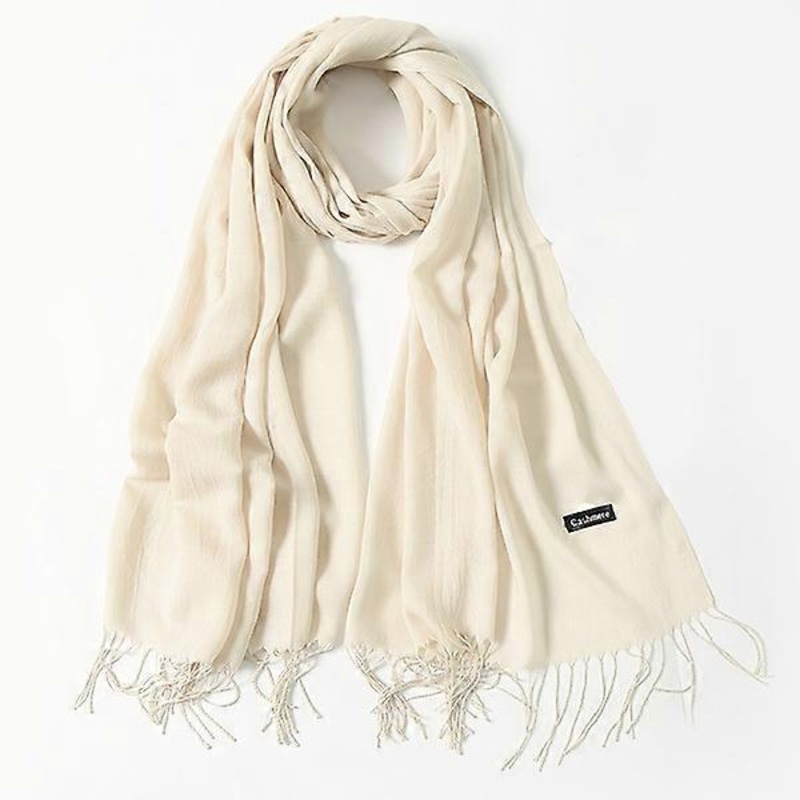Women Winter Scarf Pure Cashmere Scarves Thick Neck Warm (D) | Fruugo SG