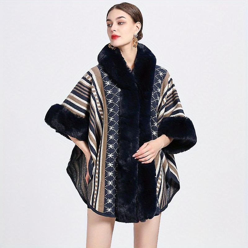 2560×6496 Imitation Rabbit Fur Shawl Scarf Collar Imitation Cashmere Cloak Winter Cold And Warm Shawl Wrap | Fruugo SG