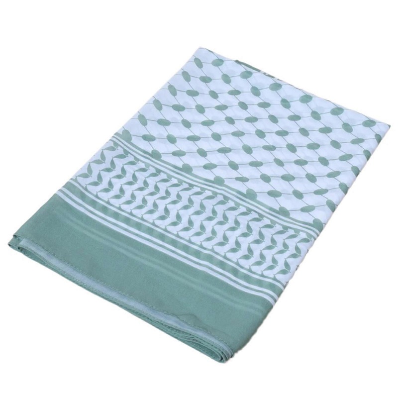 Arab Scarf Shawl Arab Malaysia Woman Breathable Kerchief Scarf Outdoor Middle East Headscarf Multi Purpose Headscarf  Green | Fruugo SG