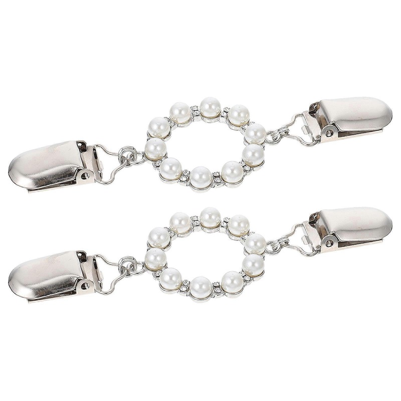 Cardigan Shawl Clip Alloy Sweater Clasps Adults Formal Events Round Decorative 2Pcs | Fruugo SG