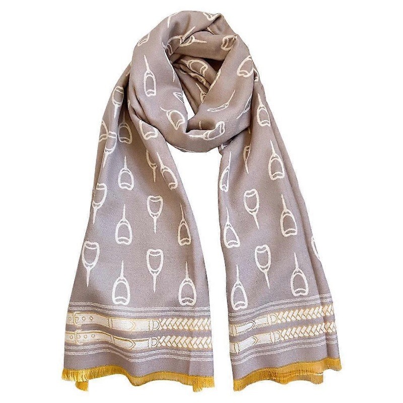 Dual Sided Warm Scarf Elegant Shawl Wrap Cashmere Feel Blanket Poncho with Tassel for Lady | Fruugo SG