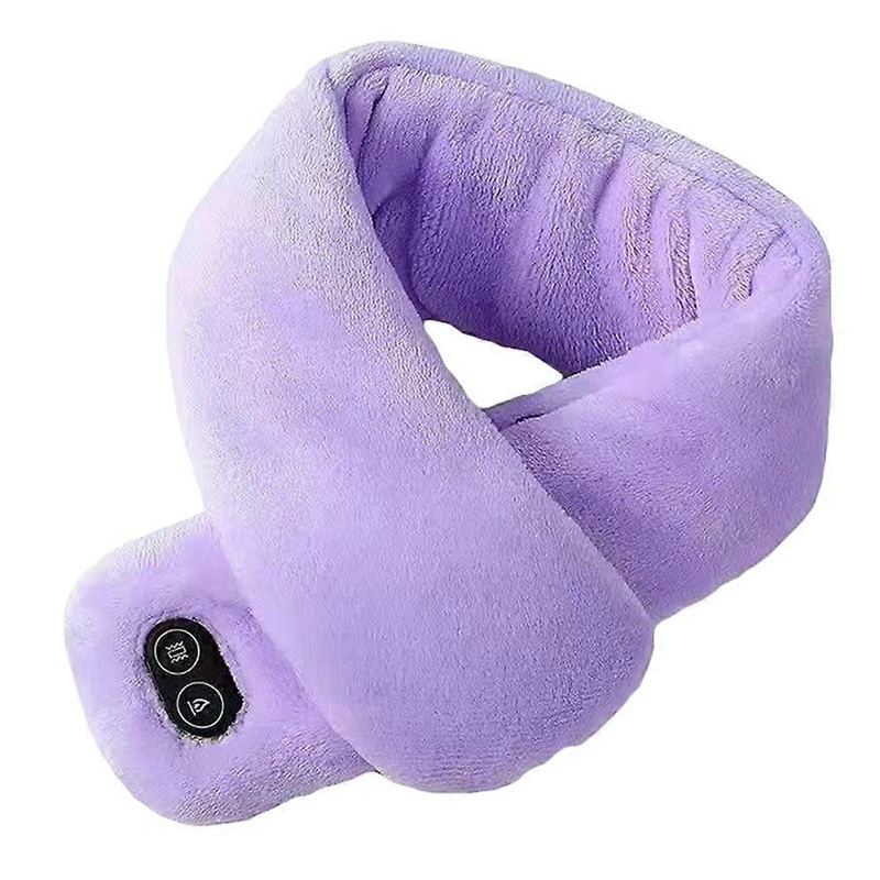 Electric Scarf For Winter Windproof Use In Purple 80x10cm Featuring Heating Function And Cold-proof Design 1Pack | Fruugo SG