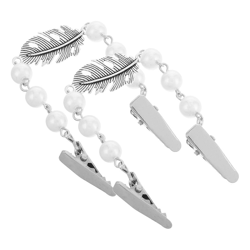 Elegant Cardigan Clip Jewelry Secure Garments Women Casual Wear Round Zinc Alloy 2Pack | Fruugo SG