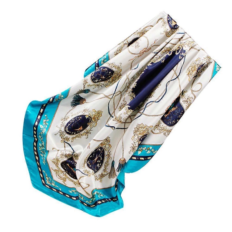 Elegant Neck Scarf Wrap Ladies Silk Scarves Stylish Design Any Seasons 1Pc | Fruugo SG