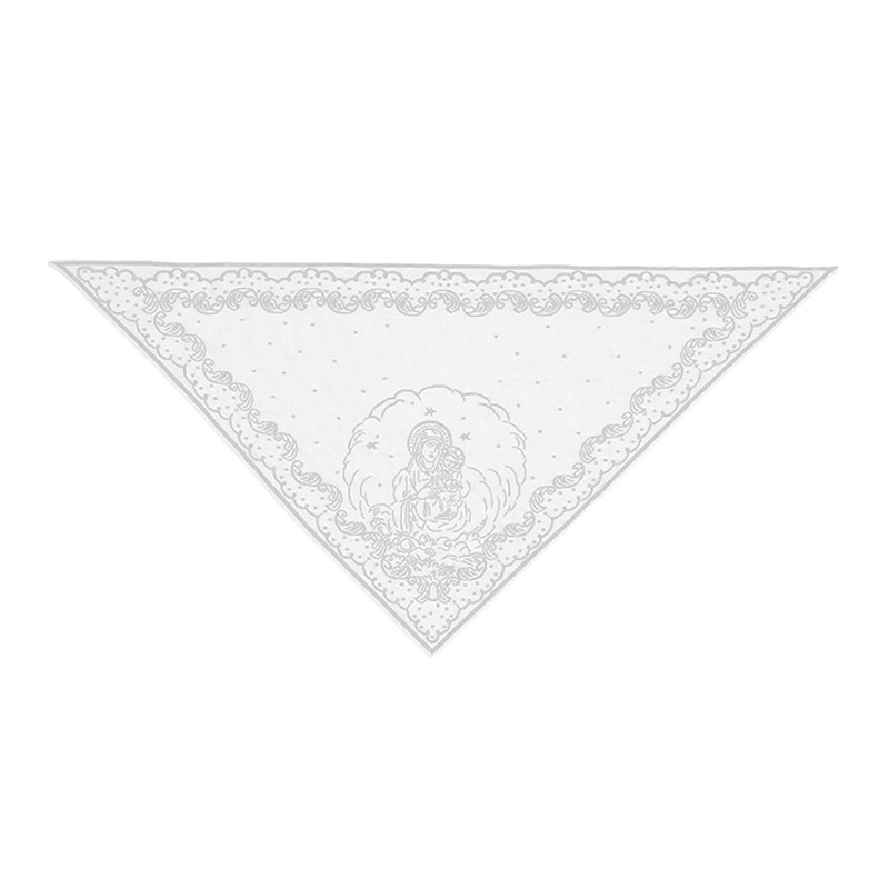 Fashionable Embroidered Headscarf Adjustable Triangles Scarf Vintage Scarf for Church Prayer and Religious Event  White | Fruugo SG