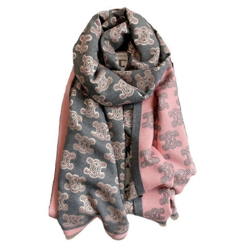 Jacquard Pashmina Scarf Fringed Shawl Fashion Warm Thicken Wrap for Lady | Fruugo SG