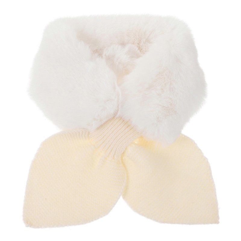 Kids Scarf Cross Neck Collar Faux Rabbit Neck Protection Leisure Time 1Pc | Fruugo SG