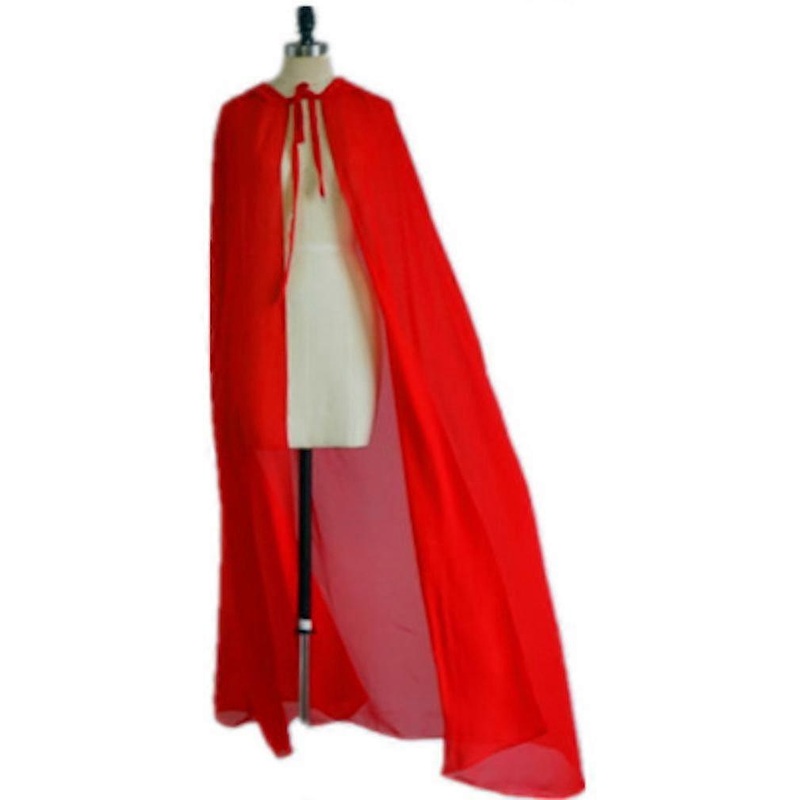 Ladies’ Red Cape Long Poncho Shawl for Show Cosplay | Fruugo SG