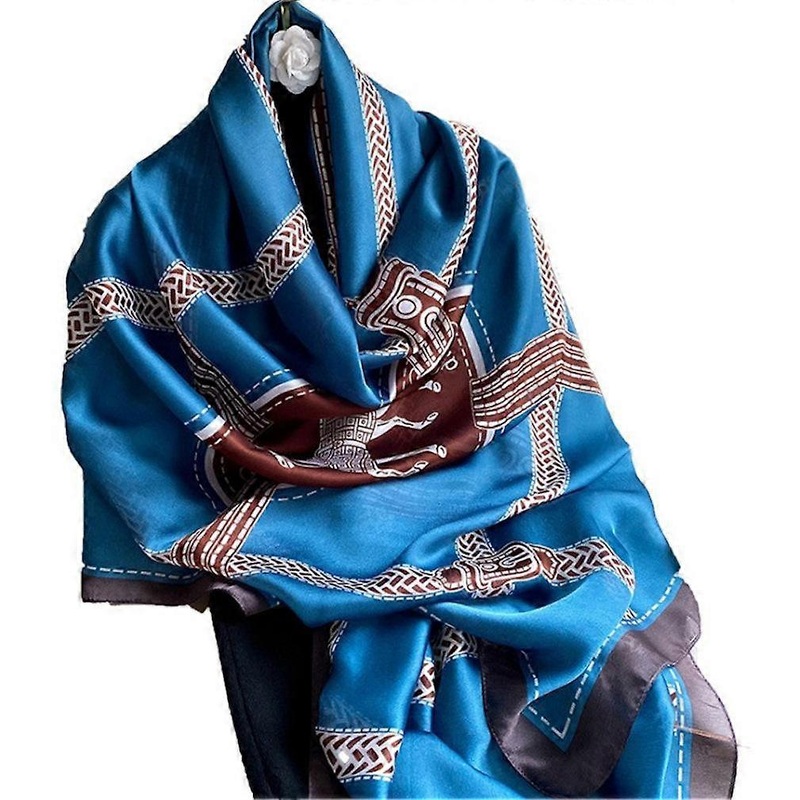 Long Satin Scarf Summer Shawl Wrap Beach Sun Proof Cover up for Lady | Fruugo SG