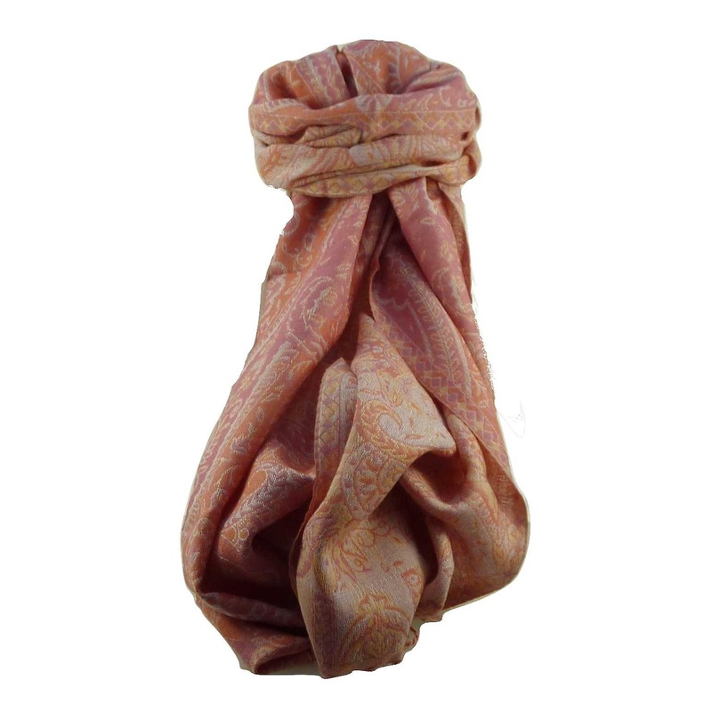 Muffler Scarf 7393 in Fine Pashmina Wool Heritage Range by Pashmina & Silk | Fruugo SG
