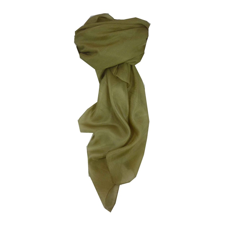 Mulberry Silk Hand Dyed Square Scarf Taupe from Pashmina & Silk | Fruugo SG