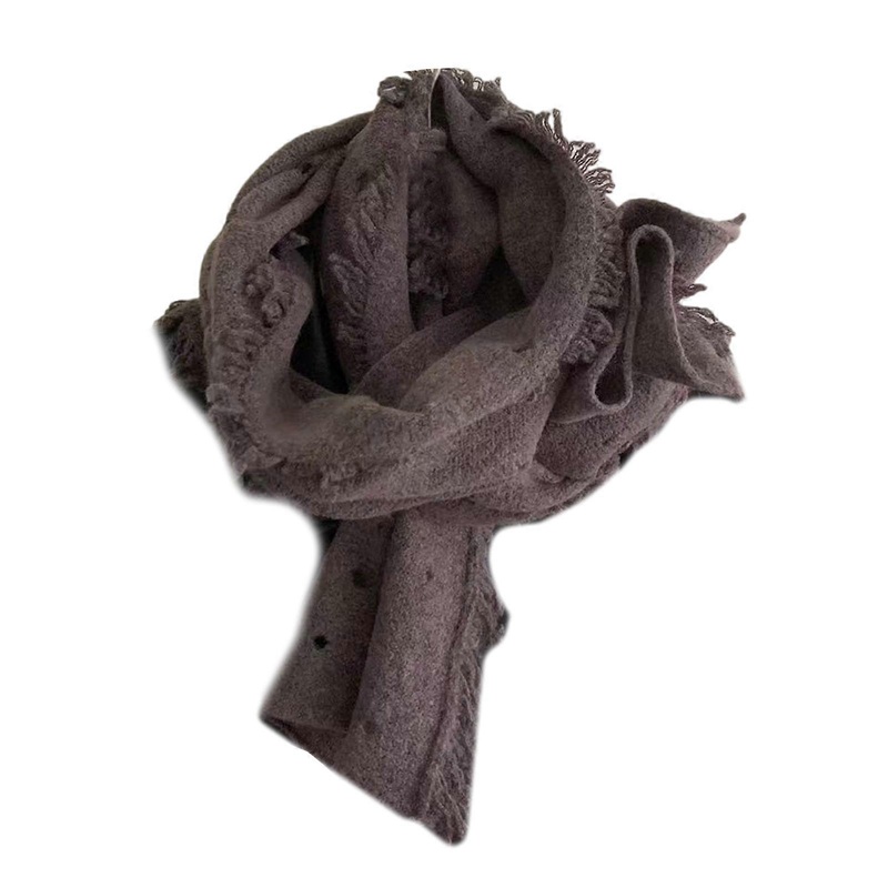 Women Winter Neck Warmer Stylish Scarf Cold Weather Ragged Neck Wrap Winter Thicken Windproof Soft Scarf  Coffee | Fruugo SG