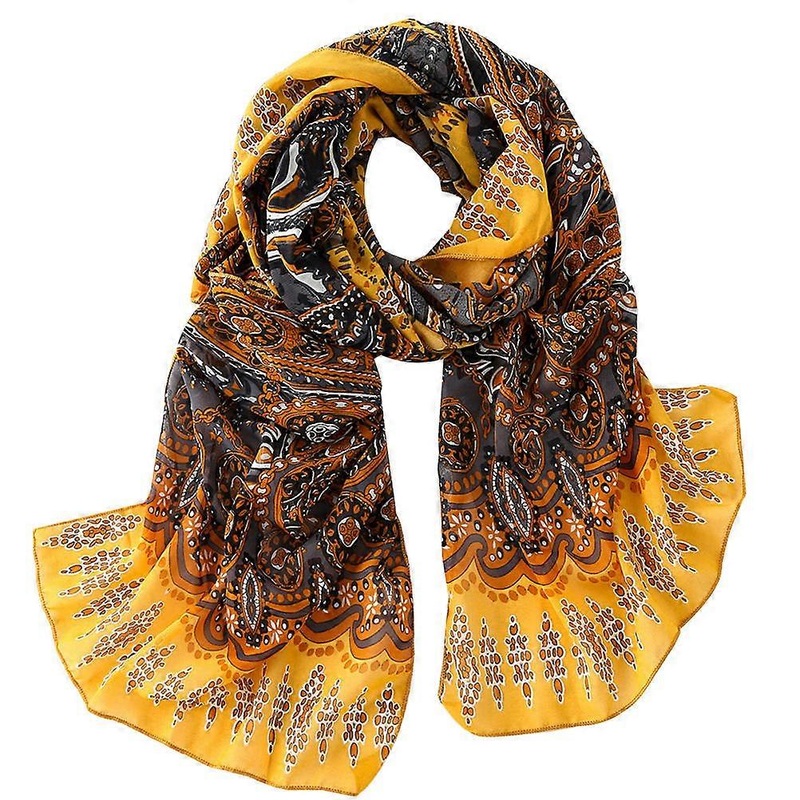 Dress Shawl For Women Formal Wedding Guest Shawl 74x80cm Yellow Chiffon 1Pack | Fruugo SG