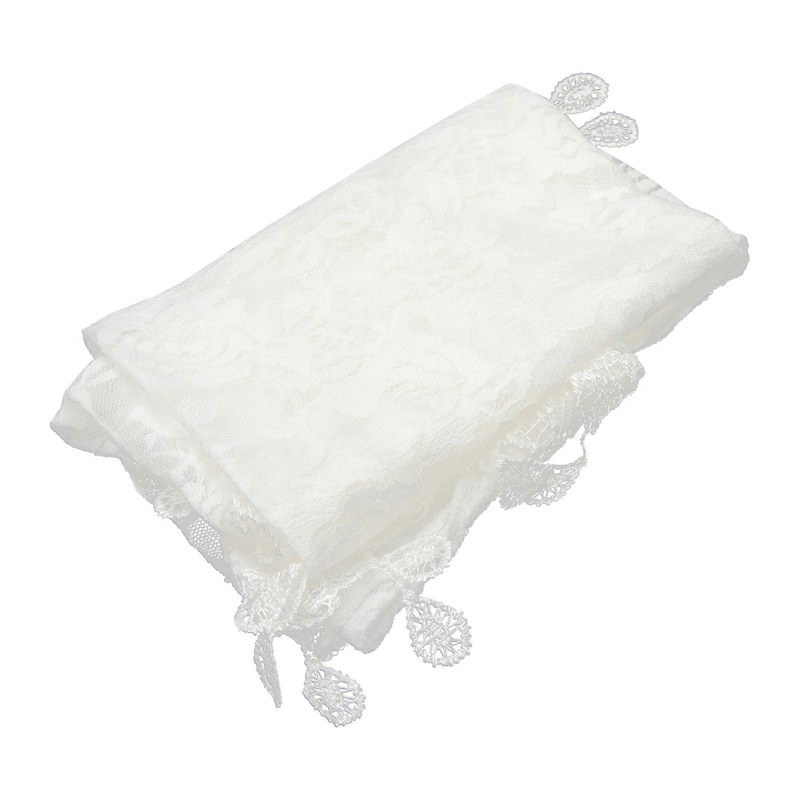 Mantilla Wedding Veil Triangle Lace Shawl Girl Special Events 156x52cm Polyester Hair Covering 1Pcs | Fruugo SG