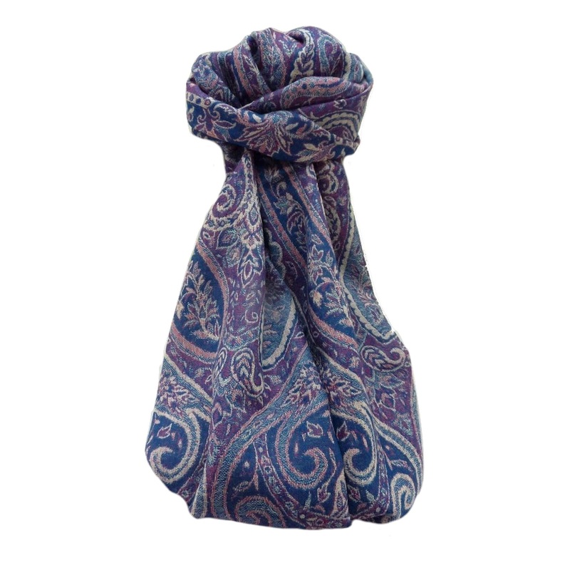 Muffler Scarf 0149 in Fine Pashmina Wool Heritage Range by Pashmina & Silk | Fruugo SG