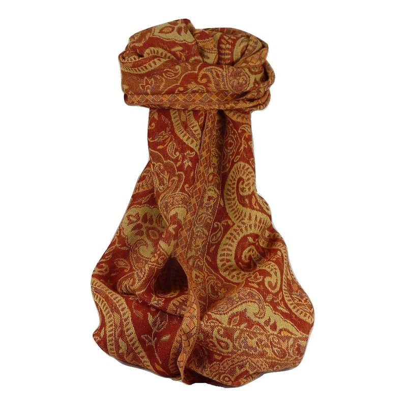 Muffler Scarf 2533 in Fine Pashmina Wool Heritage Range by Pashmina & Silk | Fruugo SG
