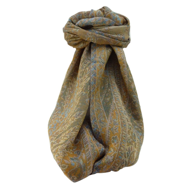 Muffler Scarf 7859 in Fine Pashmina Wool Heritage Range by Pashmina & Silk | Fruugo SG