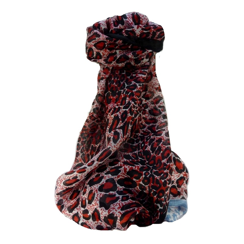 Mulberry Silk Contemporary Long Scarf Arminda Black by Pashmina & Silk | Fruugo SG