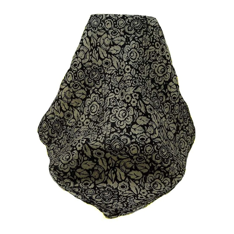 Mulberry Silk Contemporary Square Scarf Quila Black&White by Pashmina & Silk | Fruugo SG