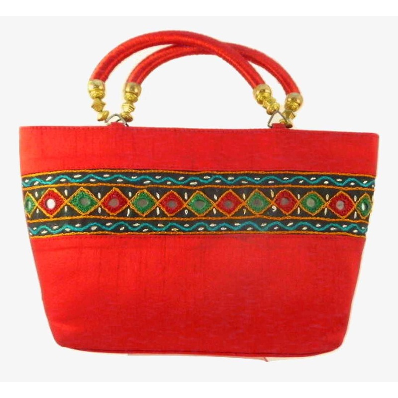 Silk Handbag Divya 05 Silk Sauvage at Pashmina & Silk | Fruugo SG