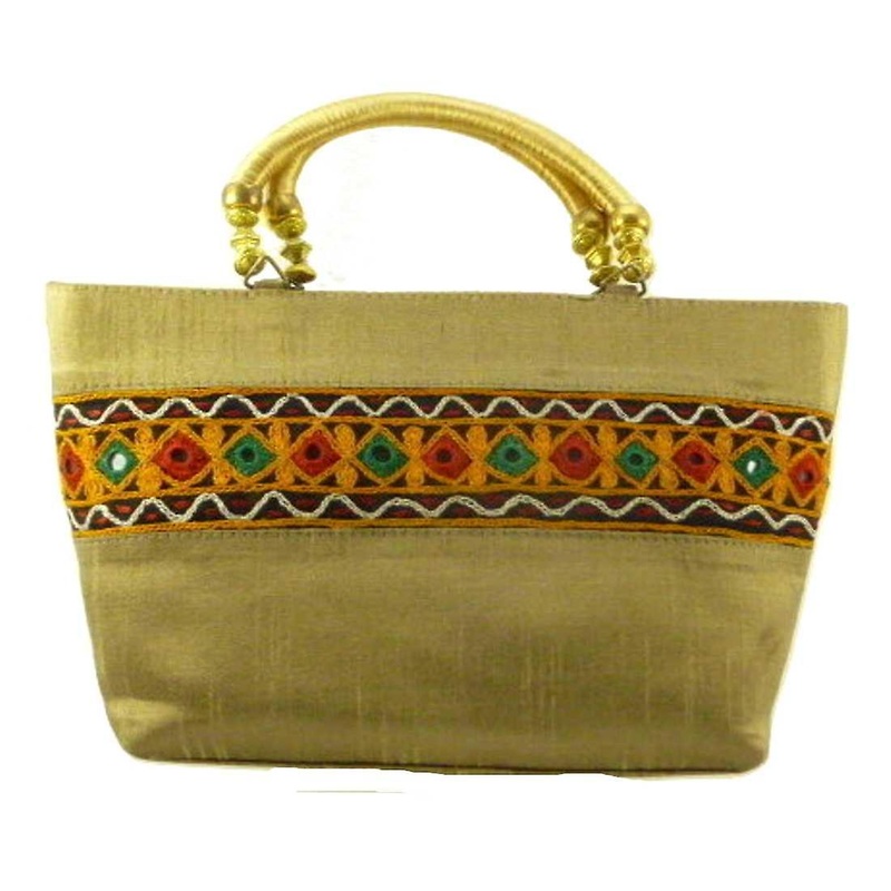 Silk Handbag Divya 09 Silk Sauvage at Pashmina & Silk | Fruugo SG