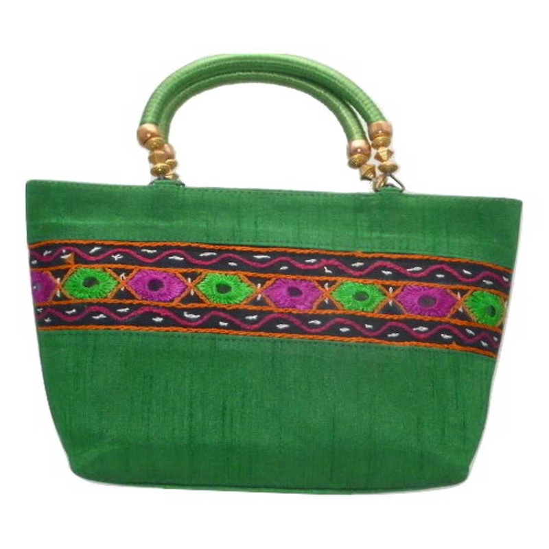 Silk Handbag Divya 13 Silk Sauvage at Pashmina & Silk | Fruugo SG
