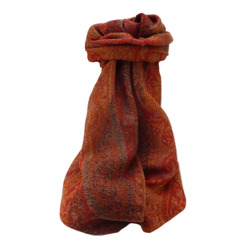 Muffler Scarf 8009 in Fine Pashmina Wool Heritage Range by Pashmina & Silk | Fruugo SG