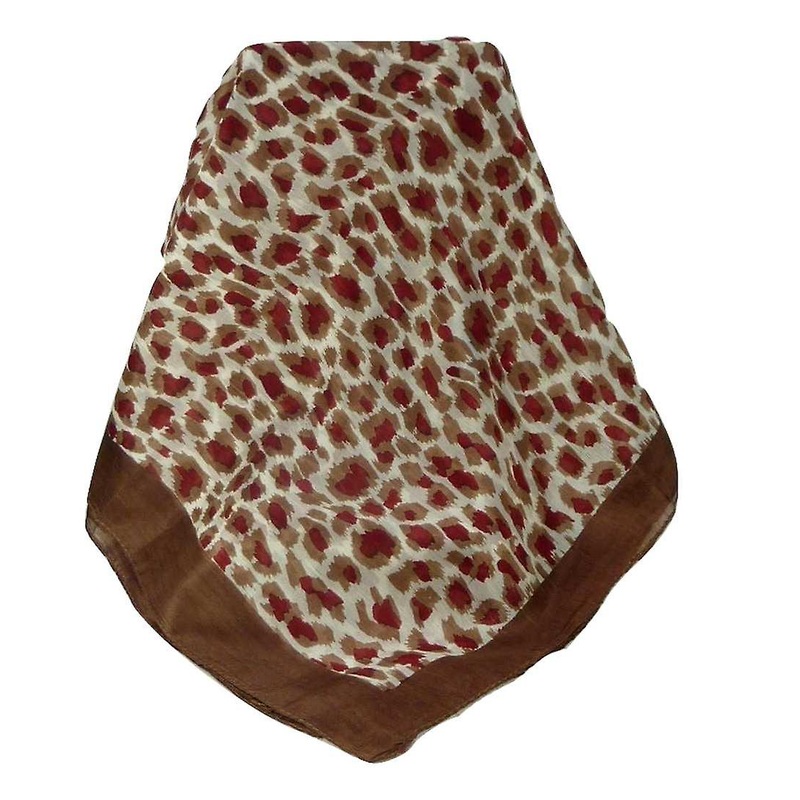 Mulberry Silk Contemporary Square Scarf Tiracol Chestnut by Pashmina & Silk | Fruugo SG