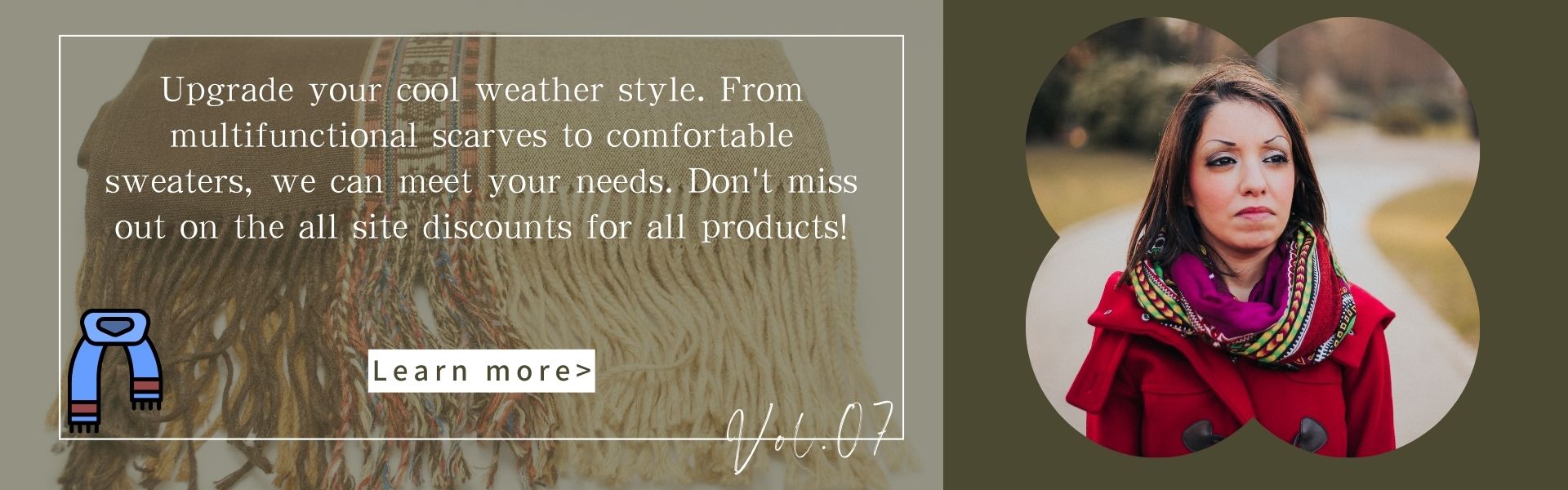Scarves On Sale! Stay Cozy In Style. Limited Time Offer.